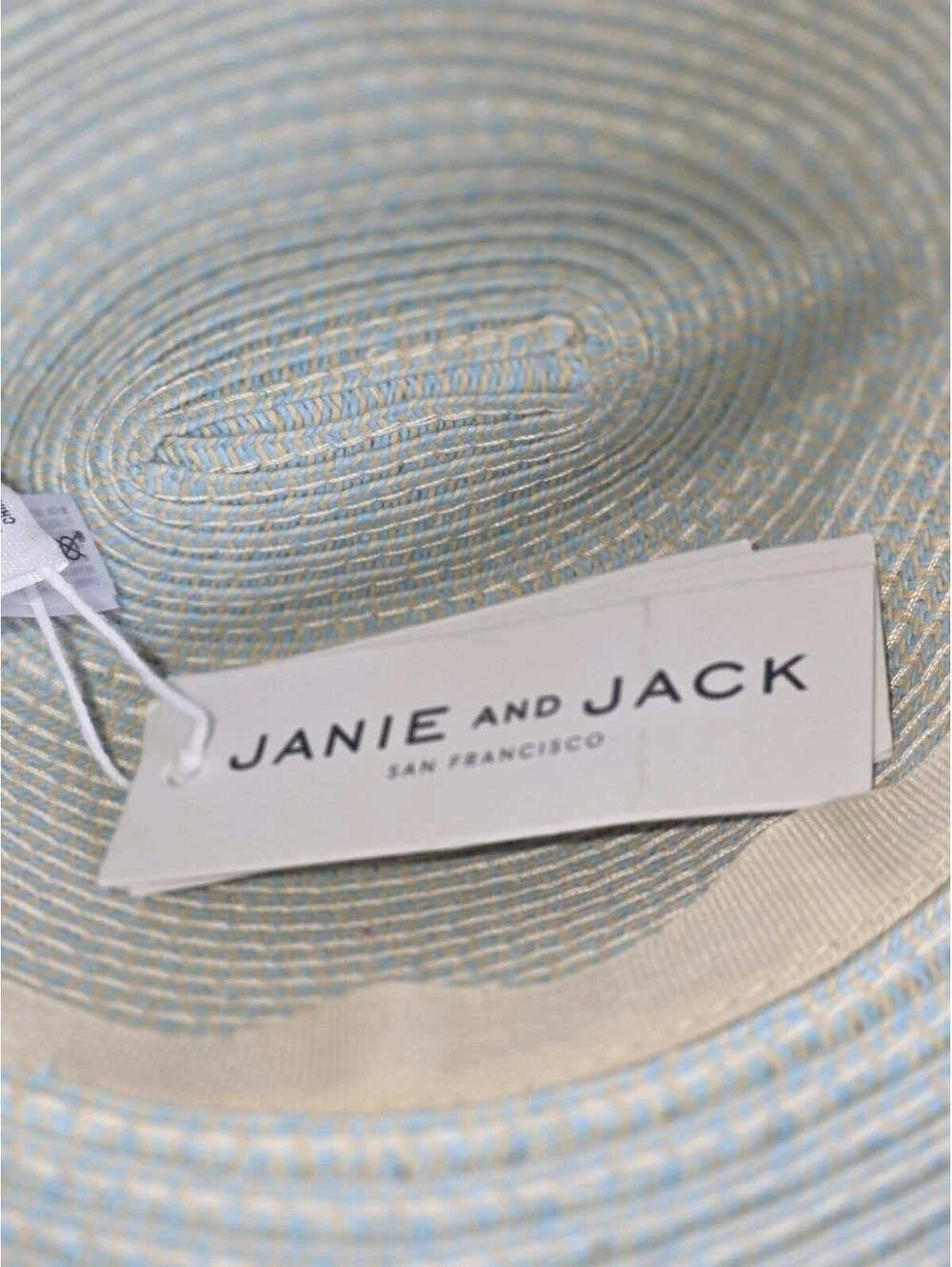 Janie & Jack 0-6 Months Very Light Blue Sun Hat